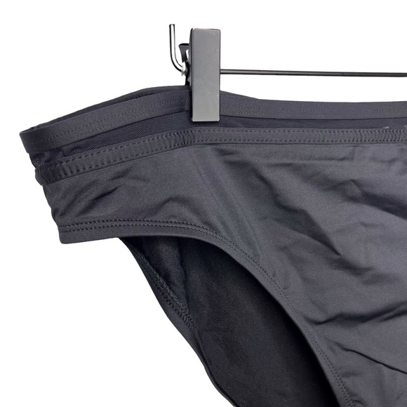 Tommy Bahama Bikini Bottom Hipster Mesh Trim Black Size 2X Plus Size Swimwear - Picture 3 of 8